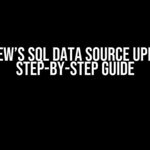 GridView’s SQL Data Source Update: A Step-by-Step Guide